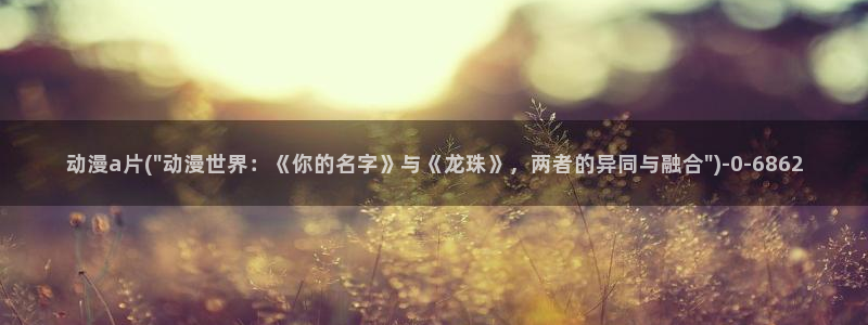 2k动漫：动漫a片(\